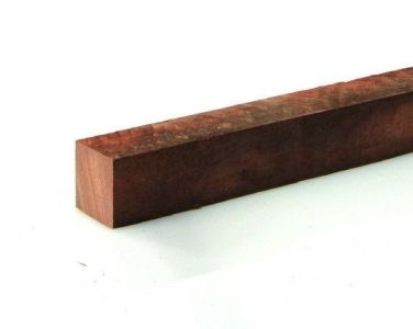 Paal Azobé Hardhout Fijnbezaagd 80x80x4000mm