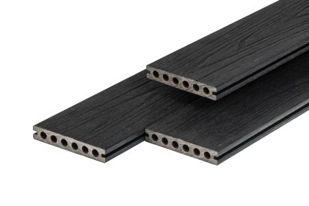 Composiet vlonderplank 2,3x13,8cm semi-massief Black
