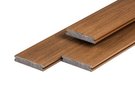 Composiet vlonderplank 2,3x13,8cm massief Teak