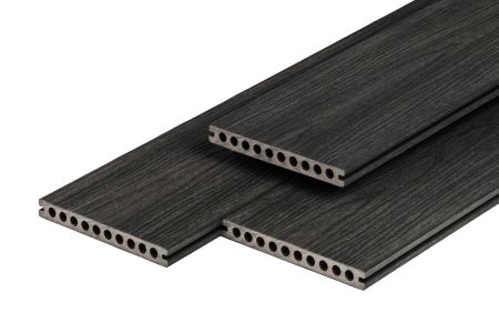 Composiet vlonderplank 2,3x21,0cm semi-massief Black