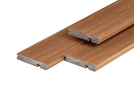 Composiet vlonderplank kantplank 2,3x13,8x300cm Teak