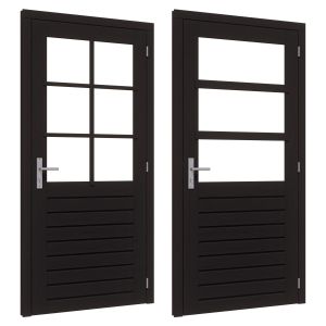 Douglas luxe paneeldeur enkel RD 930x2111mm zwart