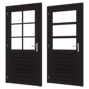 Douglas luxe paneeldeur enkel LD 930x2111mm zwart