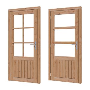 Douglas paneeldeur enkel LD 830x1942mm onbehandeld