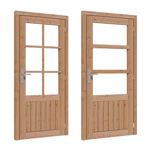 Douglas paneeldeur enkel RD 830x1942mm onbehandeld