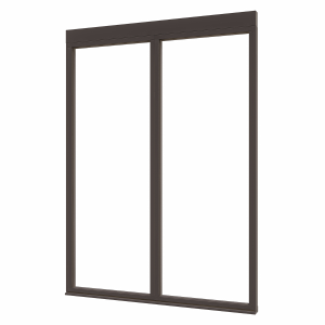 Douglas luxe steellook glaswand G-00 1667x2300 zwart