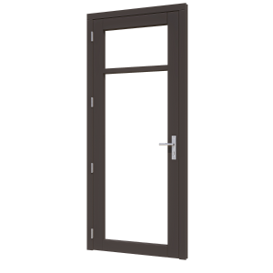 Douglas steellook luxe deur enkel LD 880x2274mm zwart (01)