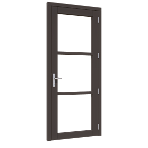Douglas steellook luxe deur enkel RD 880x2274mm zwart (02)
