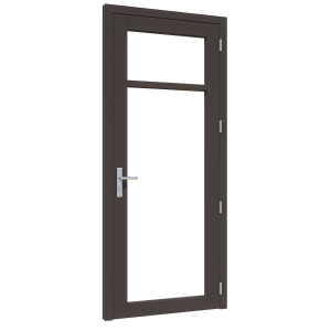 Doulas steellook luxe deur enkel RD 880x2274mm zwart (01)