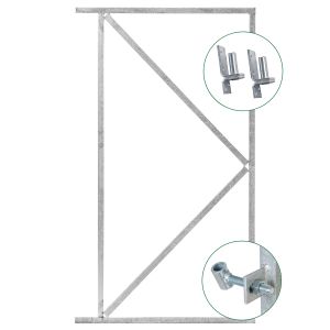 IJzeren deurframe 80x100cm