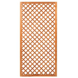 Trellis diagonaal met lijst Hardhout 90cm