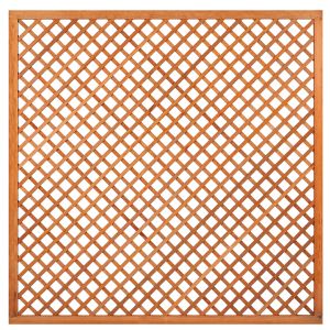 Trellis diagonaal met lijst Hardhout 180cm