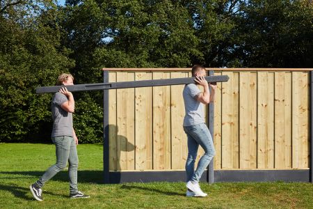 Betonpaal Amstel antraciet Driesprong 100x100x2800mm LG