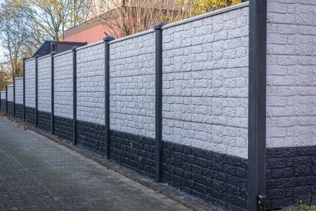 Onderplaat romeinsrotsmotief Wit/Grijs 260x35x1840mm (F)