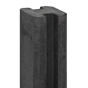 Sleufpaal Reest antraciet Tussenmodel KD 115x115x2720mm