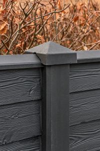 Beton afdekpet piramide gecoat 14x14x5cm zonder uitsparing