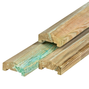 Afdekregel geimpregneerd Grenen Piramide 240cm-