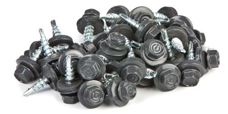 Aquapan / Easypan schroeven antraciet 20mm doos van 40 stuks