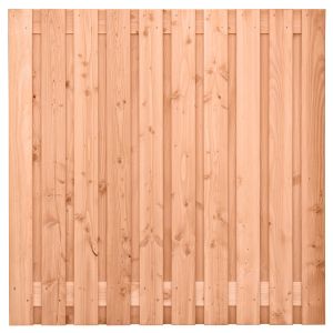 Tuinscherm Zwarte Woud 180x180cm Lariks/Douglas geschaafd