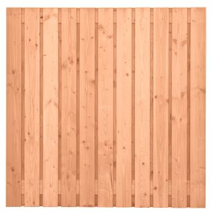 Tuinscherm Harz 180x180cm Lariks/Douglas Geschaafd