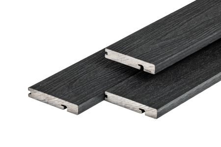 Composiet vlonderplank kantplank 2,3x13,8x300cm Black