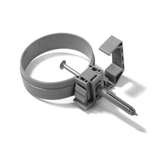 KPA-beugel PVC 80mm grijs