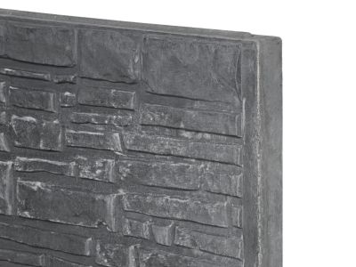 Onderplaat Rusticomotief Antraciet 360x35x1840mm (E)