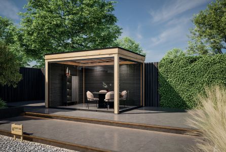 Pastoor buitenleven Nieuwkoop 395x395cm BxD
