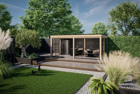 Pastoor buitenleven Nieuwkoop 595x295cm BxD