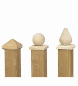 Paalornament Piramide 100mm