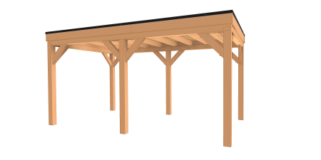 Pastoor buitenleven Nieuwkoop 495x295cm BxD