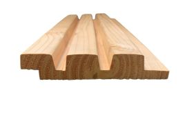 Sample: Douglas Triple Profiel 25x145mm Geschaafd | Tuinhoutdiscount.nl