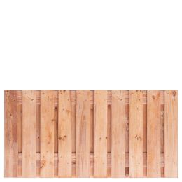 Tuinscherm Casablanca 90x180cm Red Class Wood geschaafd RVS